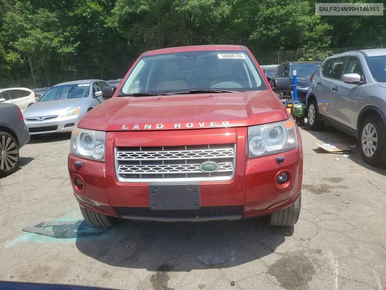 2009 Land Lr2 VIN: SALFR24N99H146955 Lot: 58808726
