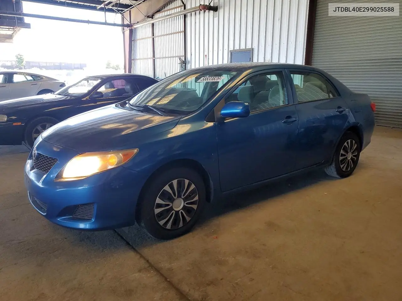 2009 Toyt Corolla VIN: JTDBL40E299025588 Lot: 58833826