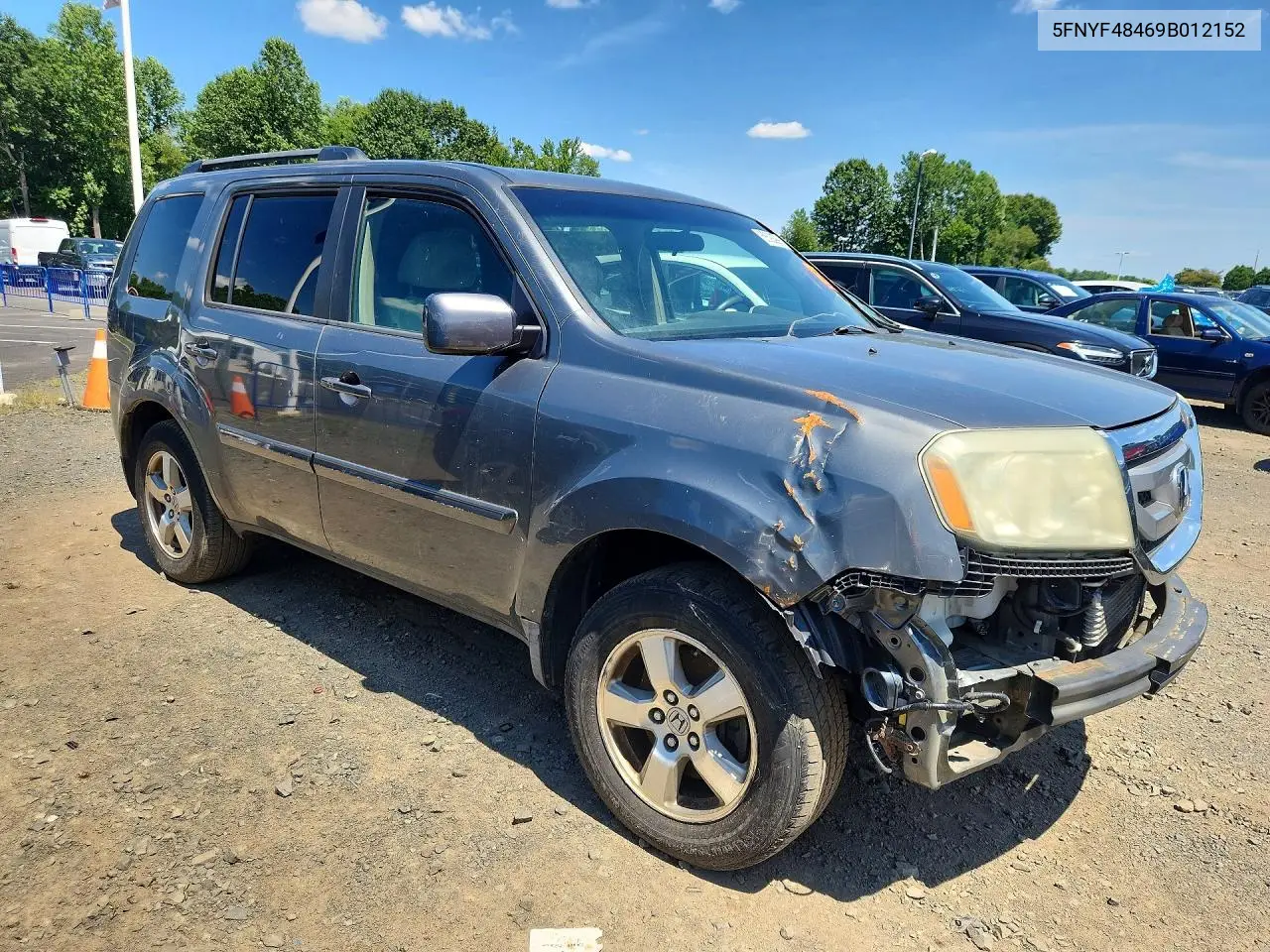 2009 Hond Pilot VIN: 5FNYF48469B012152 Lot: 60593996