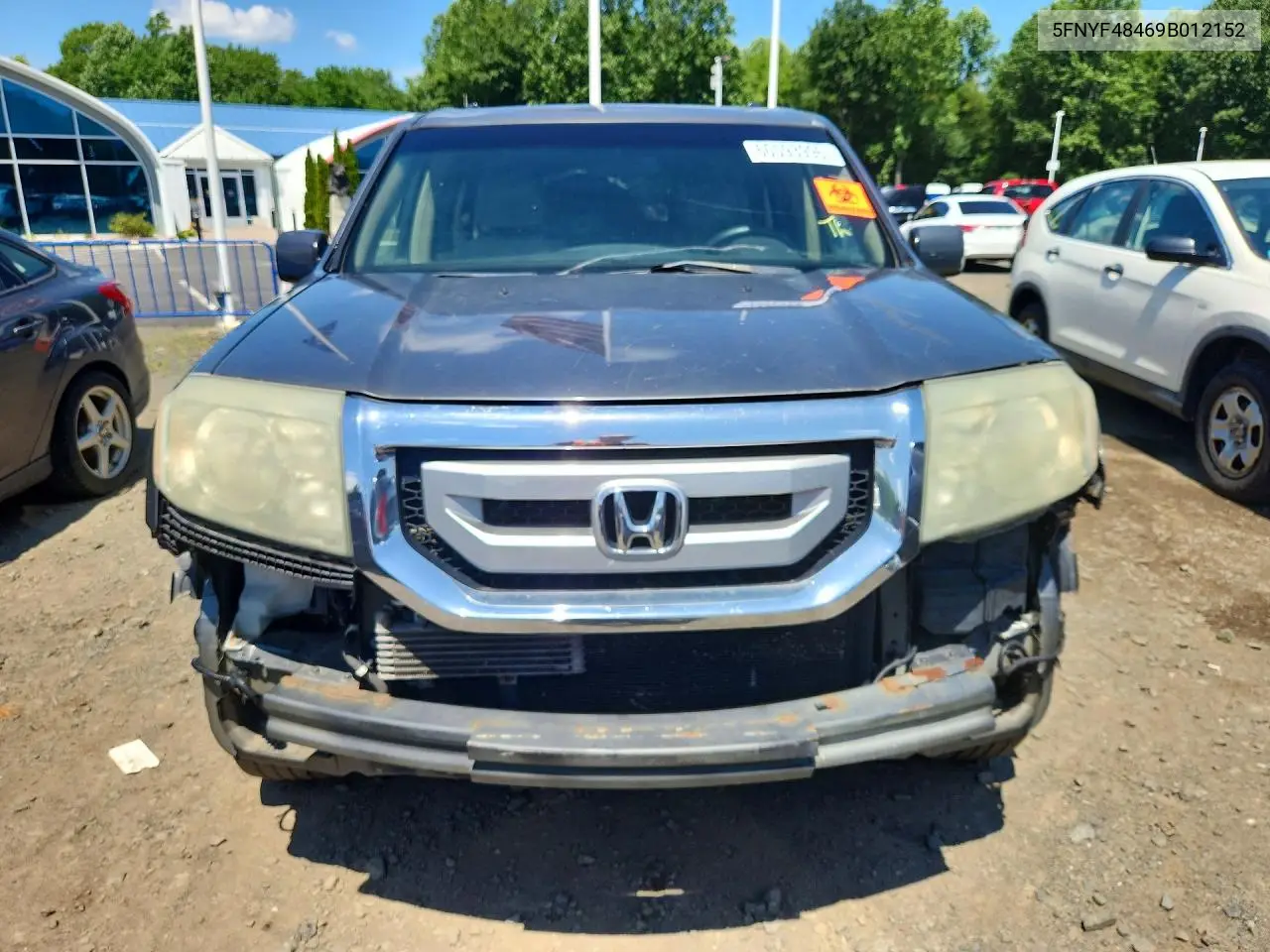 2009 Hond Pilot VIN: 5FNYF48469B012152 Lot: 60593996