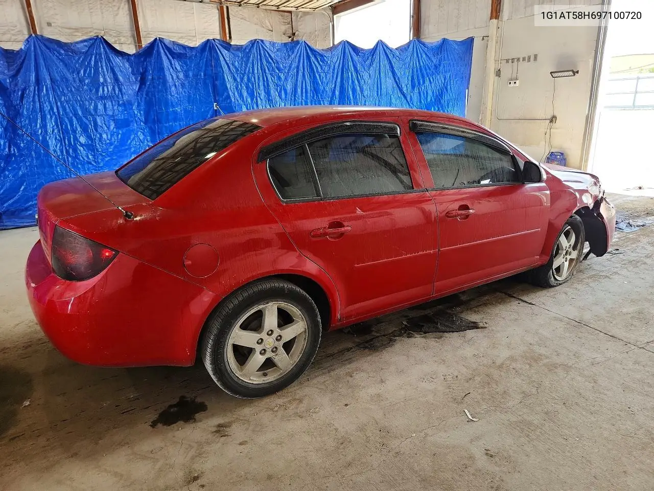 2009 Chev Cobalt VIN: 1G1AT58H697100720 Lot: 61541616