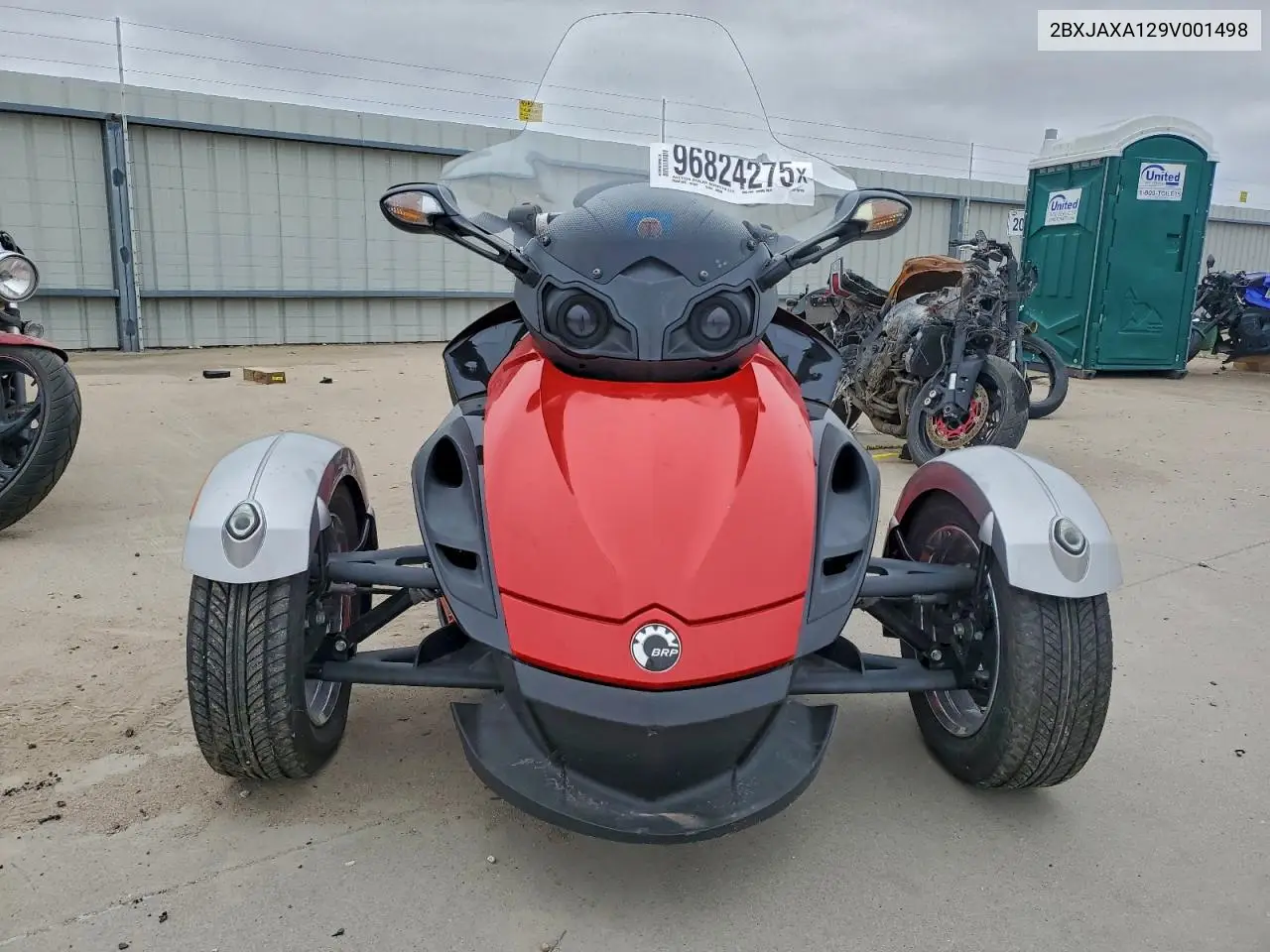 2BXJAXA129V001498 2009 Can-Am Spyder Roadster