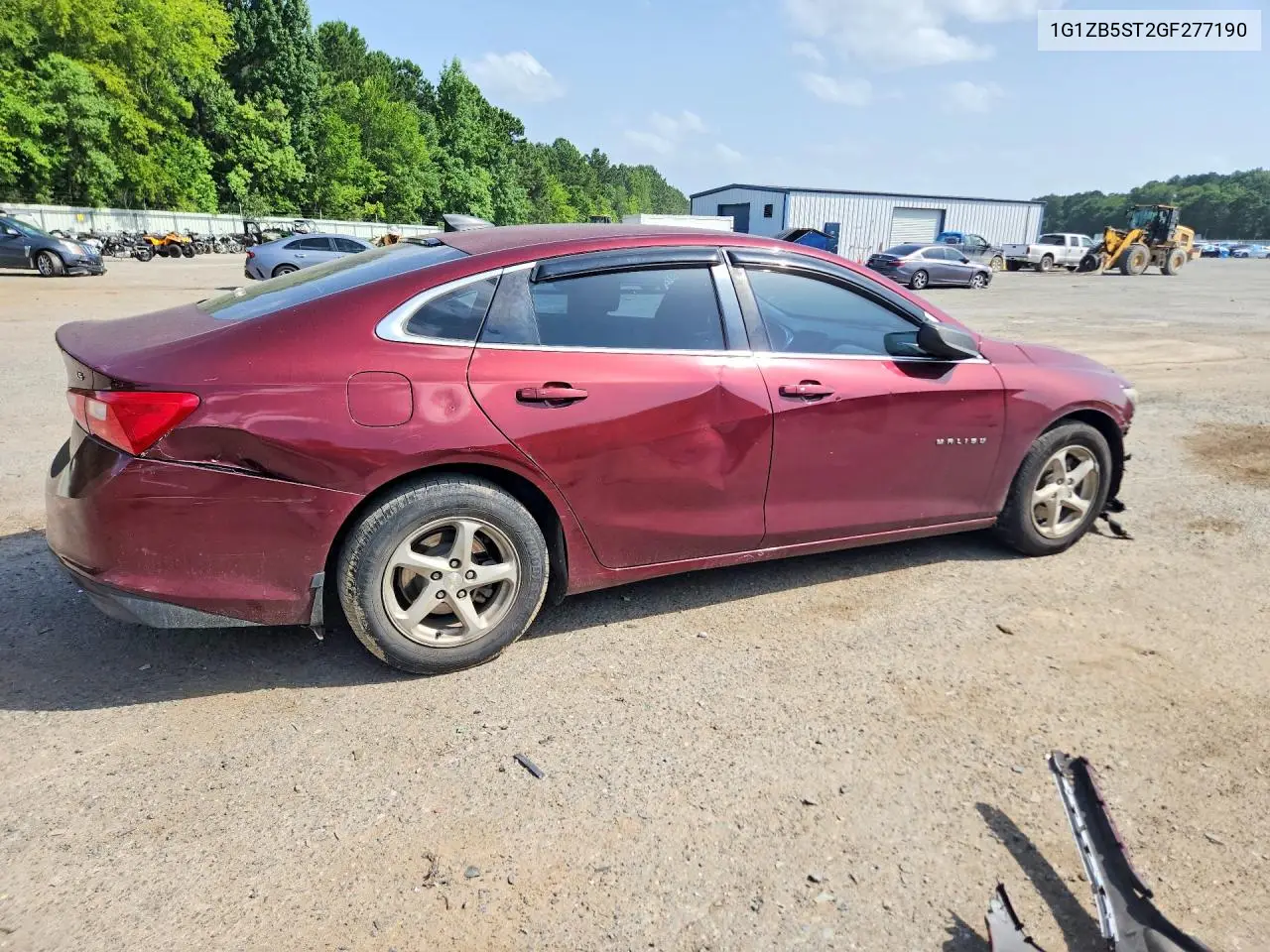 2016 Chevrolet Malibu Ls VIN: 1G1ZB5ST2GF277190 Lot: 59183006