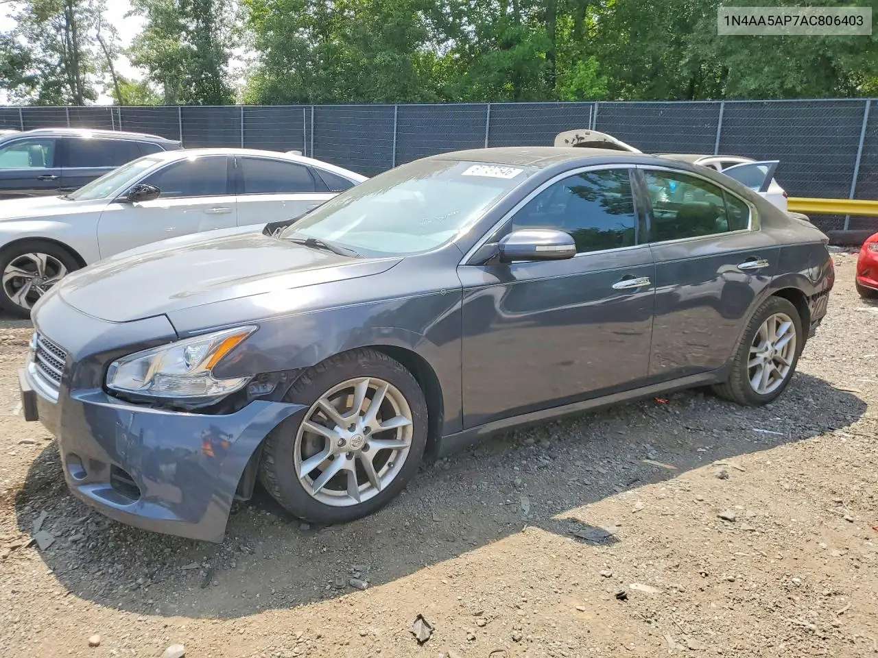 2010 Niss Maxima VIN: 1N4AA5AP7AC806403 Lot: 61737546