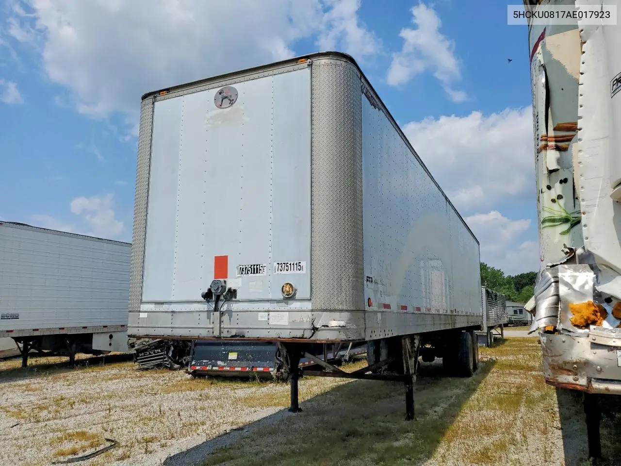2010 Atlas Specialty Product Dry Van Trailer VIN: 5HCKU0817AE017923 Lot: 73751115