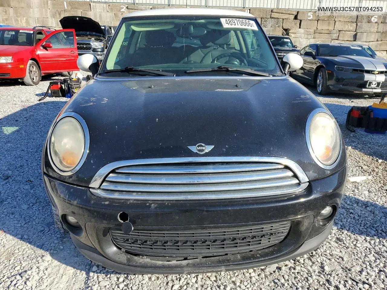 2011 Mnni Cooper VIN: WMWSU3C57BT094253 Lot: 48970666