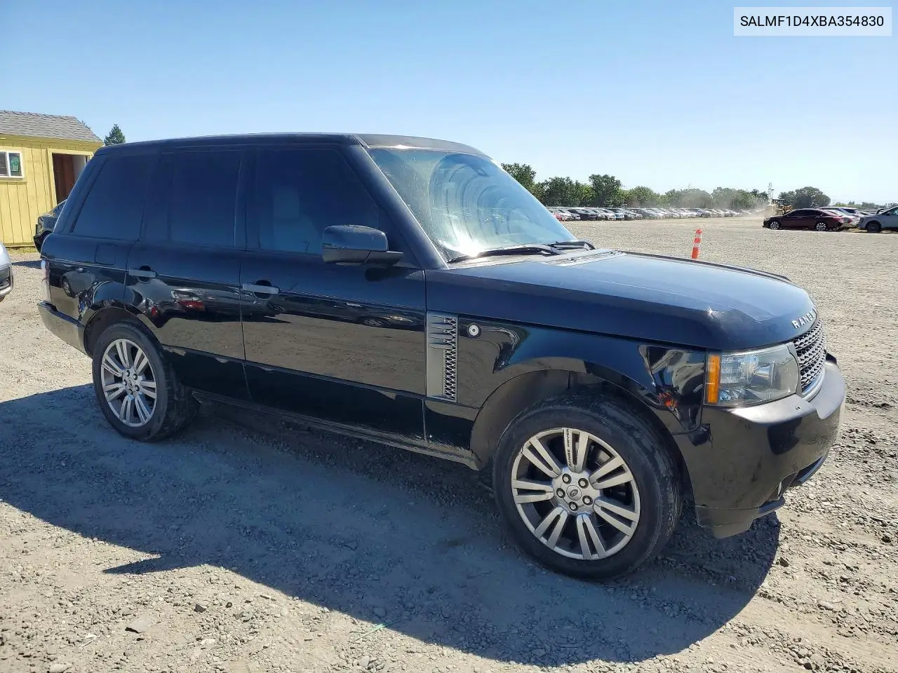 2011 L Rover Range Rove VIN: SALMF1D4XBA354830 Lot: 53785936