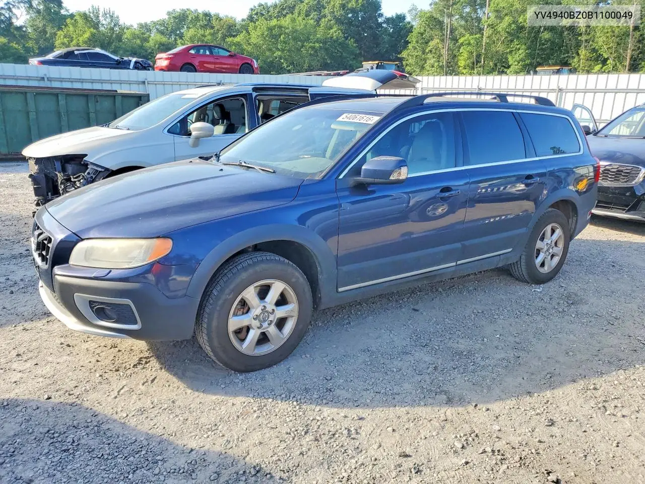 2011 Volv Xc70 3.2 VIN: YV4940BZ0B1100049 Lot: 54061616