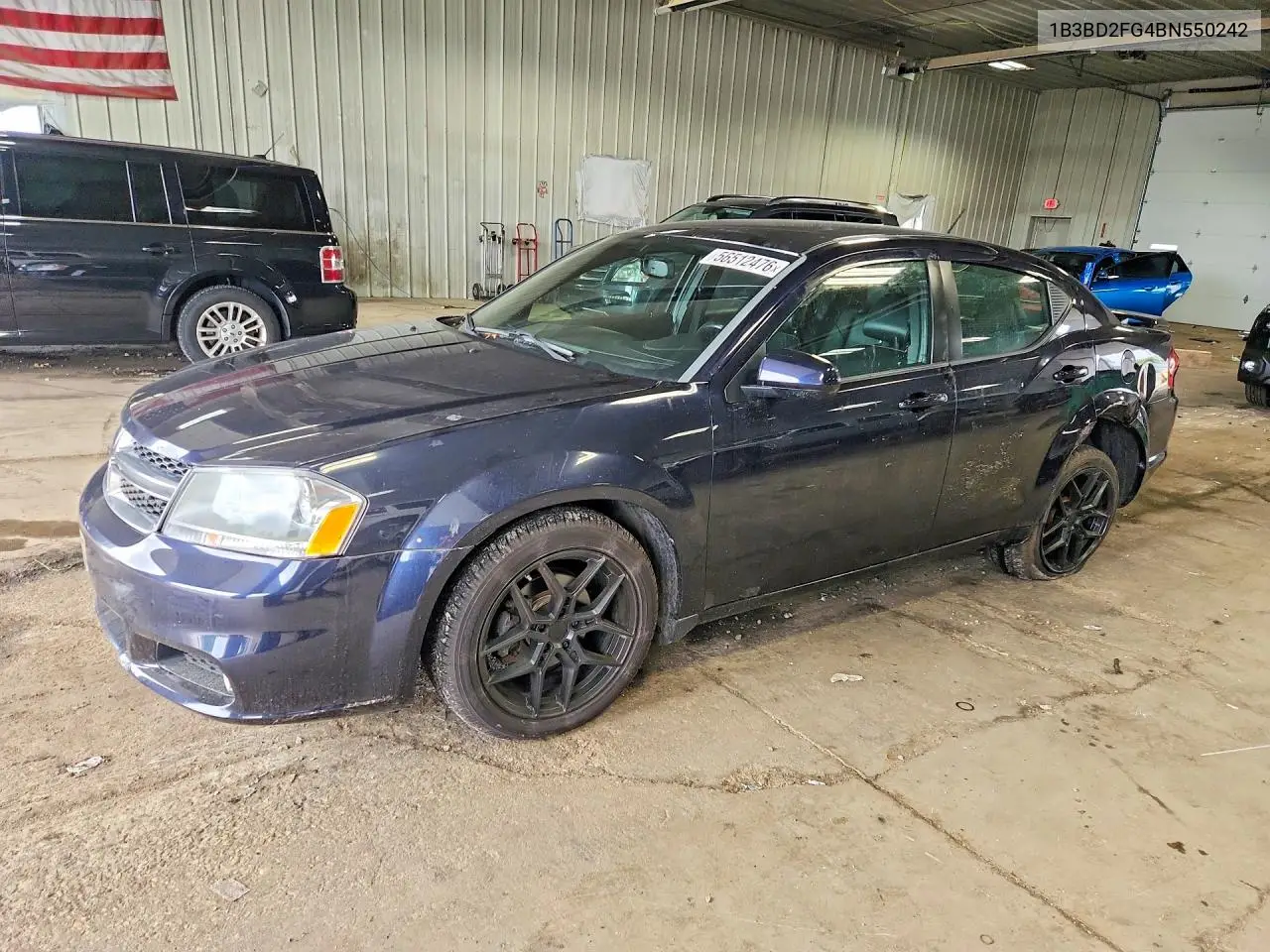 2011 Dodge Avenger VIN: 1B3BD2FG4BN550242 Lot: 56512476