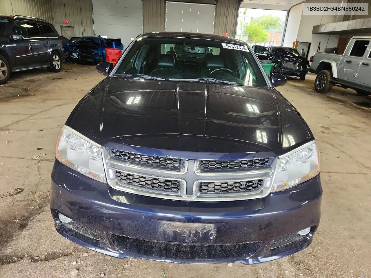 2011 Dodge Avenger VIN: 1B3BD2FG4BN550242 Lot: 56512476