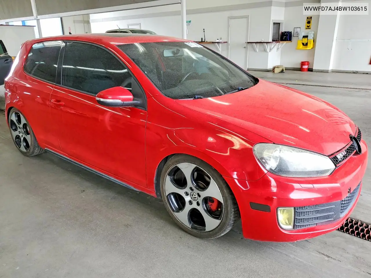 2011 Volkswagen Gti VIN: WVWFD7AJ4BW103615 Lot: 61171086