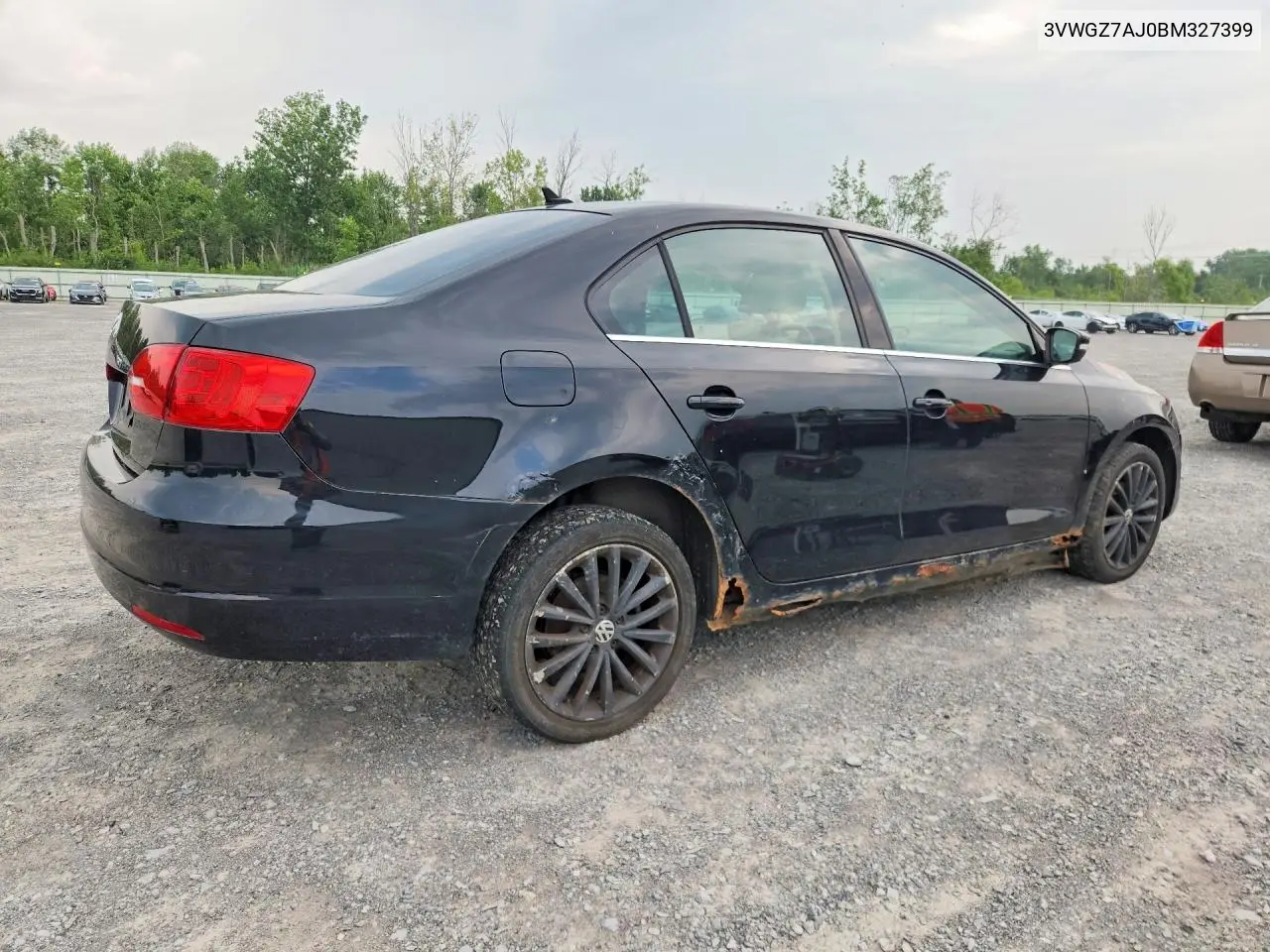 2011 Volk Jetta VIN: 3VWGZ7AJ0BM327399 Lot: 61770946