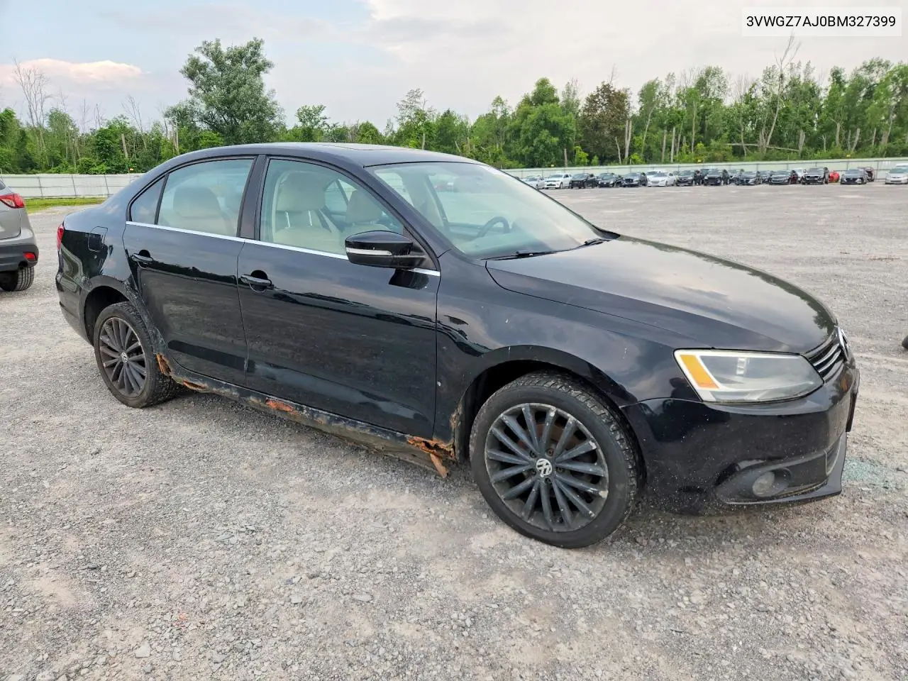 2011 Volk Jetta VIN: 3VWGZ7AJ0BM327399 Lot: 61770946