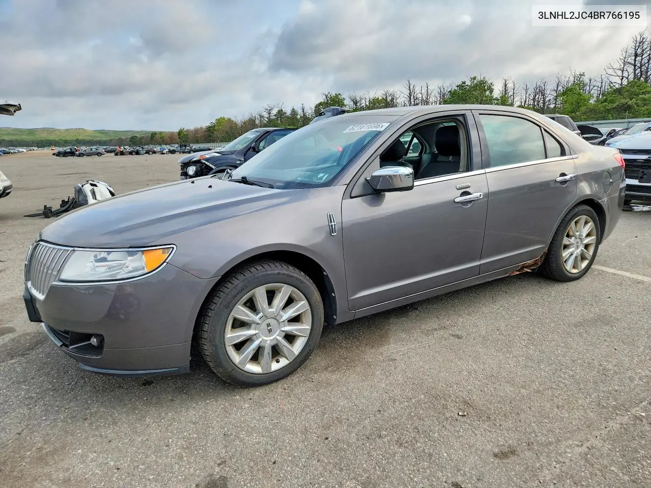 2011 Linc Mkz VIN: 3LNHL2JC4BR766195 Lot: 62161696