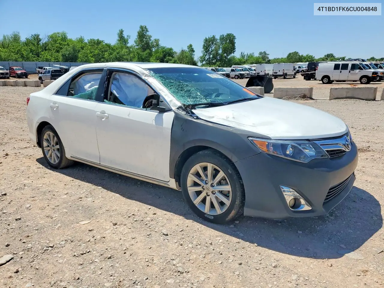 4T1BD1FK6CU004848 2012 Toyota Camry Hybrid Xle