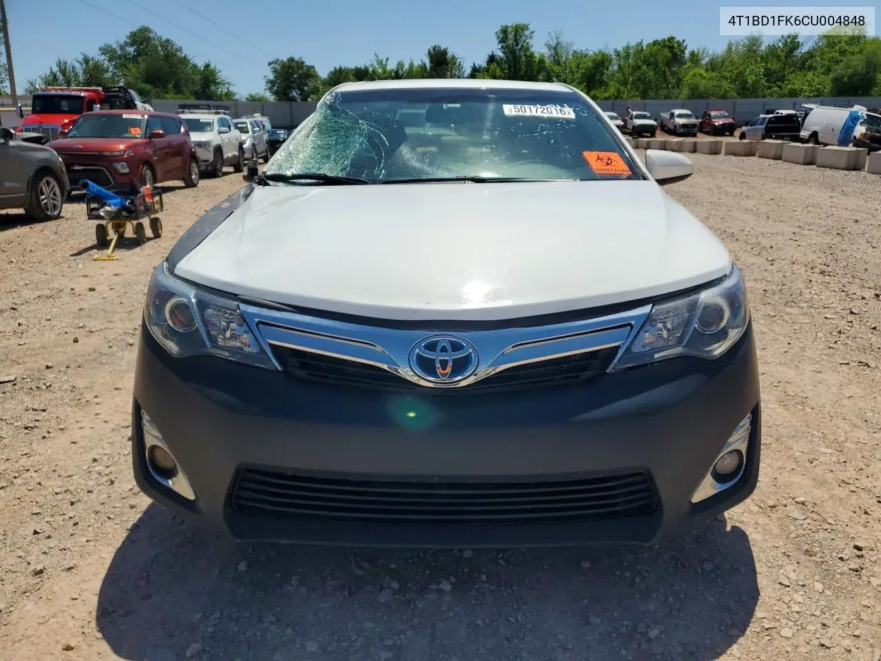 4T1BD1FK6CU004848 2012 Toyota Camry Hybrid Xle