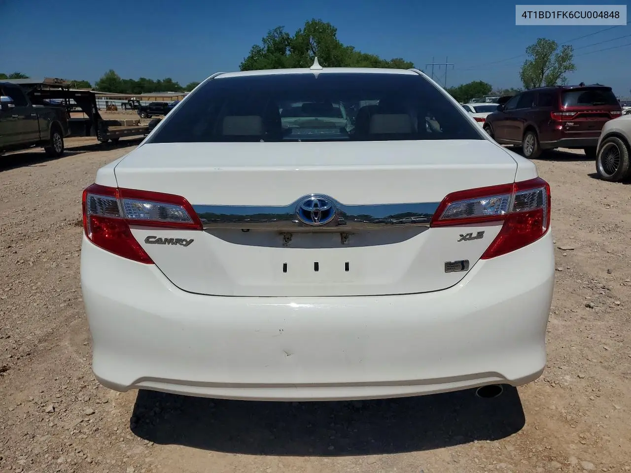 4T1BD1FK6CU004848 2012 Toyota Camry Hybrid Xle