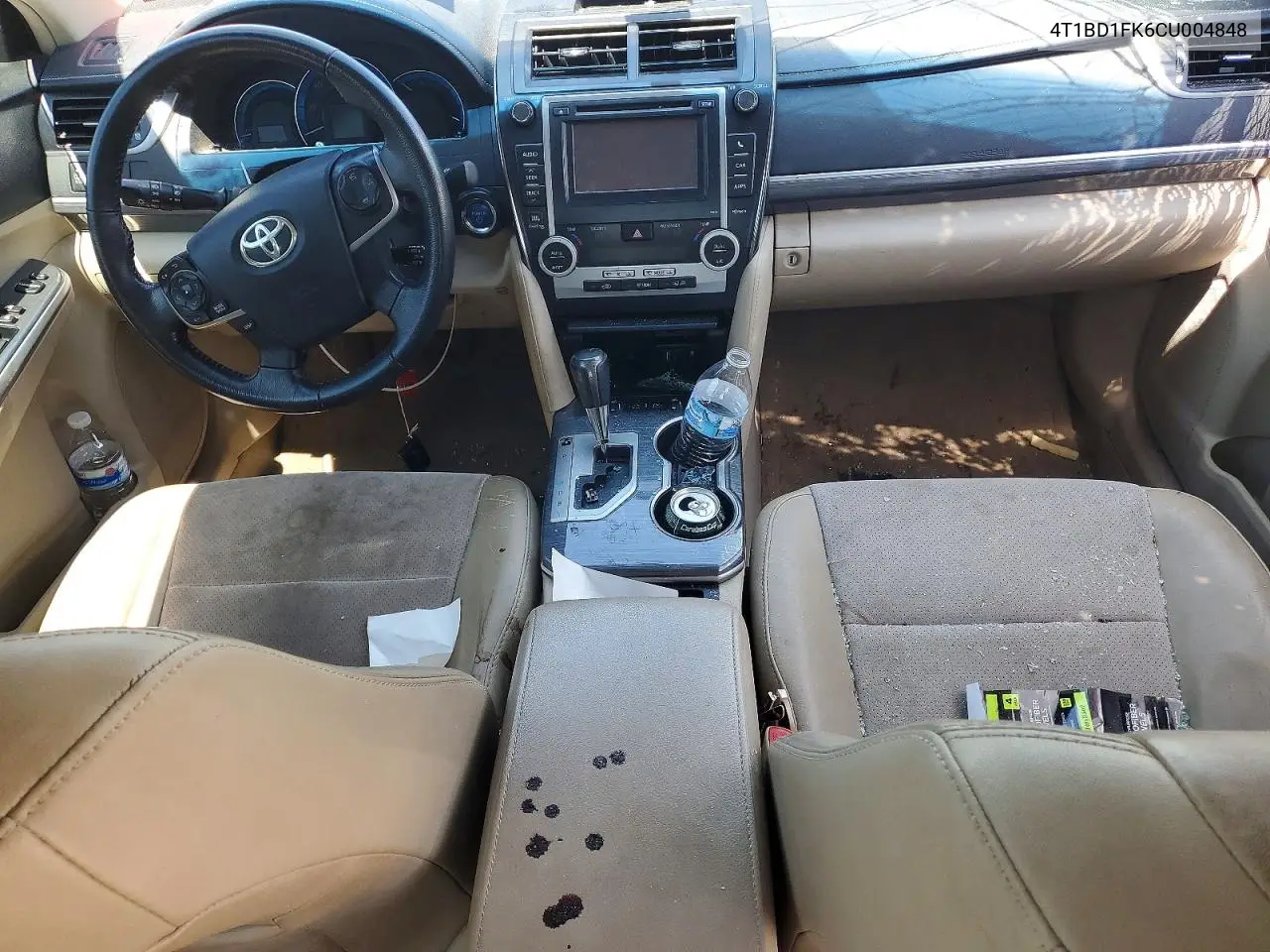 4T1BD1FK6CU004848 2012 Toyota Camry Hybrid Xle