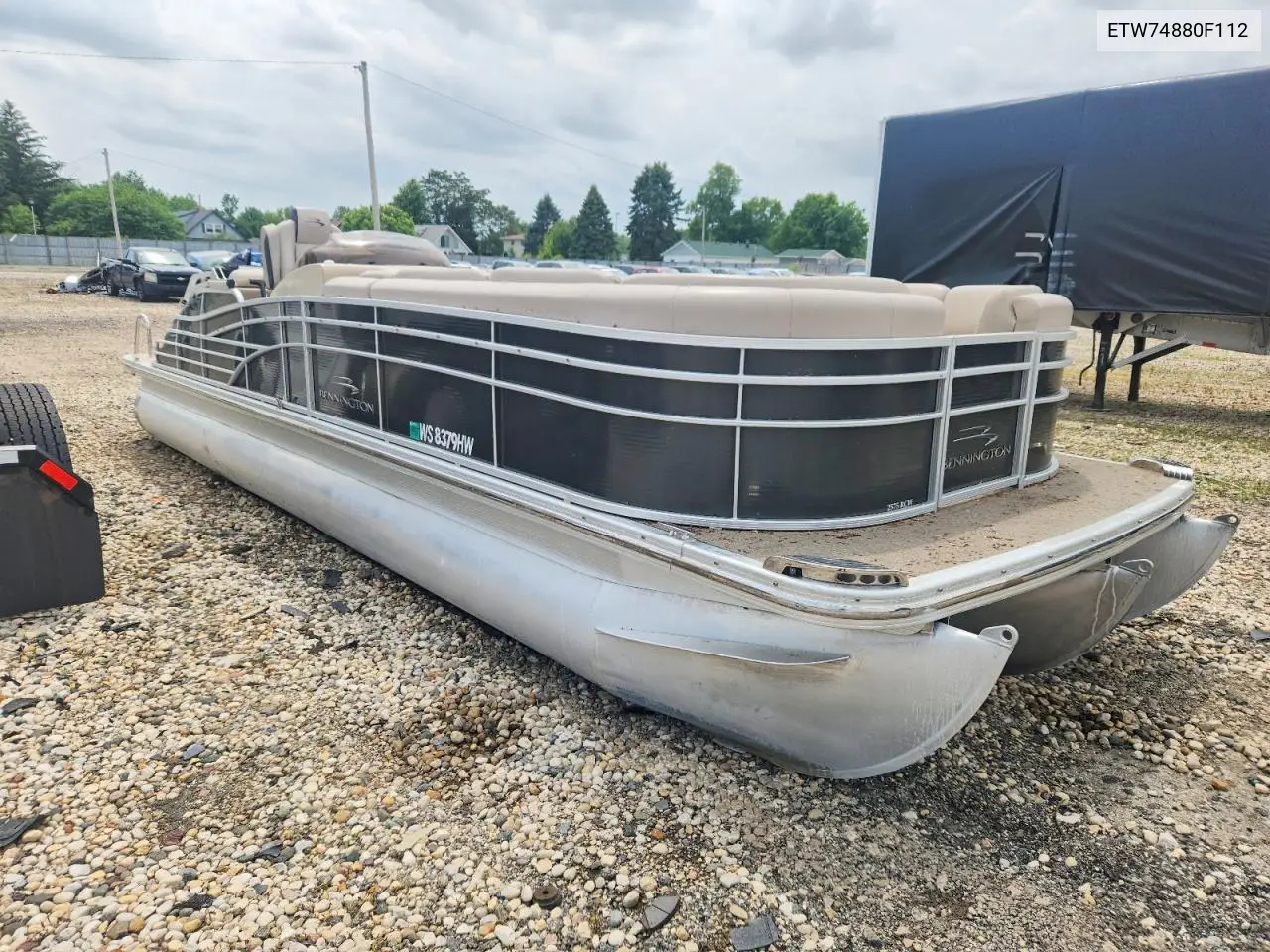 2012 Bennington 2575Rcw Pontoon 26' VIN: ETW74880F112 Lot: 54733876