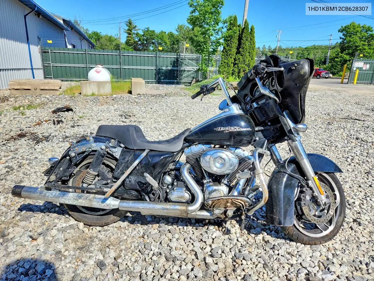 2012 Harley-Davidson Flhx Street Glide VIN: 1HD1KBM12CB628307 Lot: 55893506