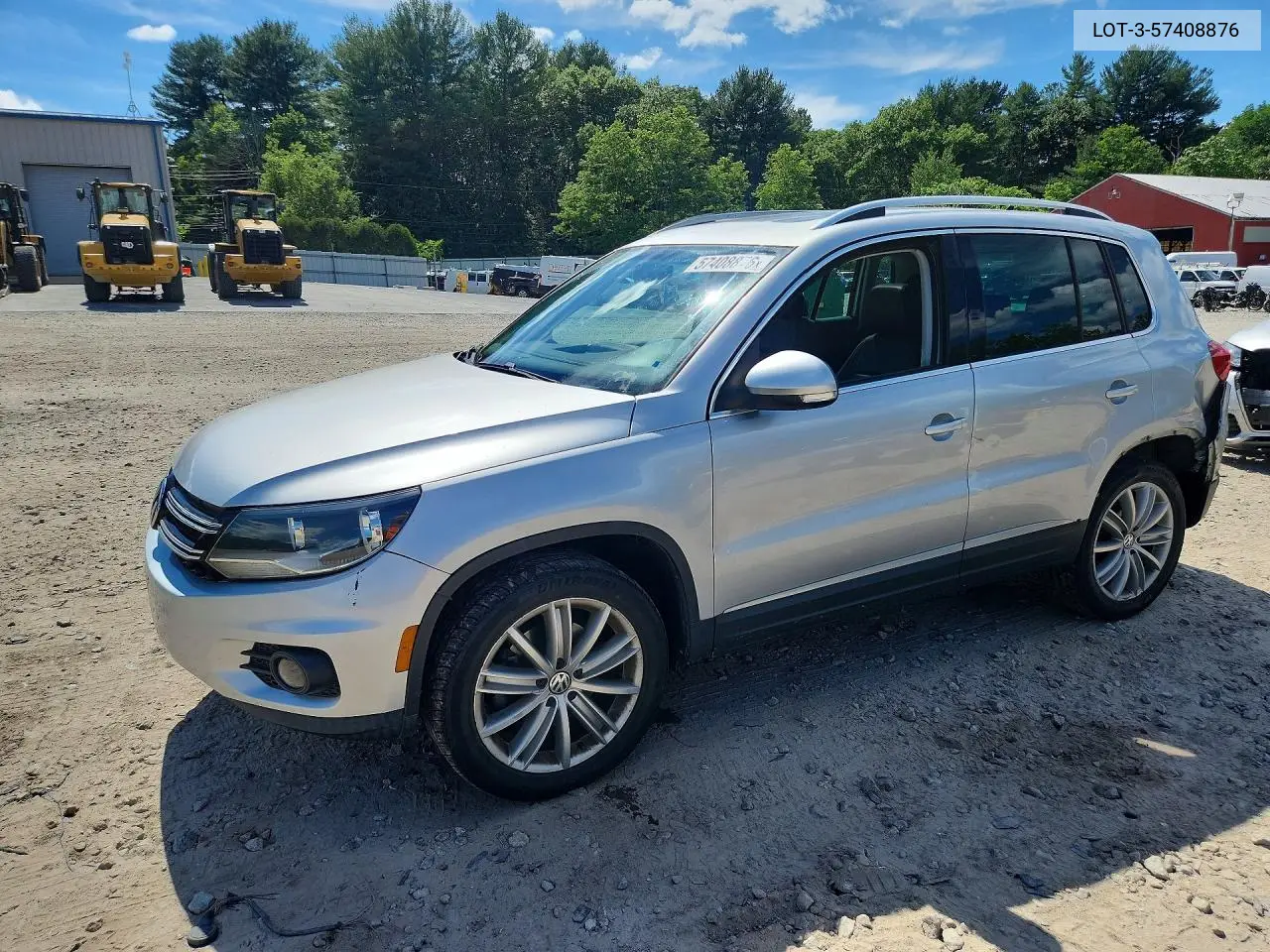 2012 Volk Tiguan Le Automatic VIN: WVGAV7AX7CW534779 Lot: 57408876