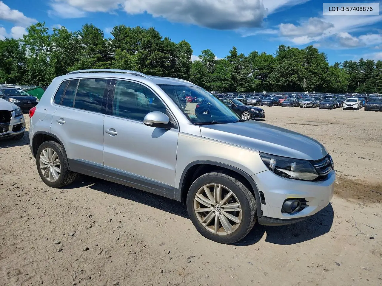 2012 Volk Tiguan Le Automatic VIN: WVGAV7AX7CW534779 Lot: 57408876