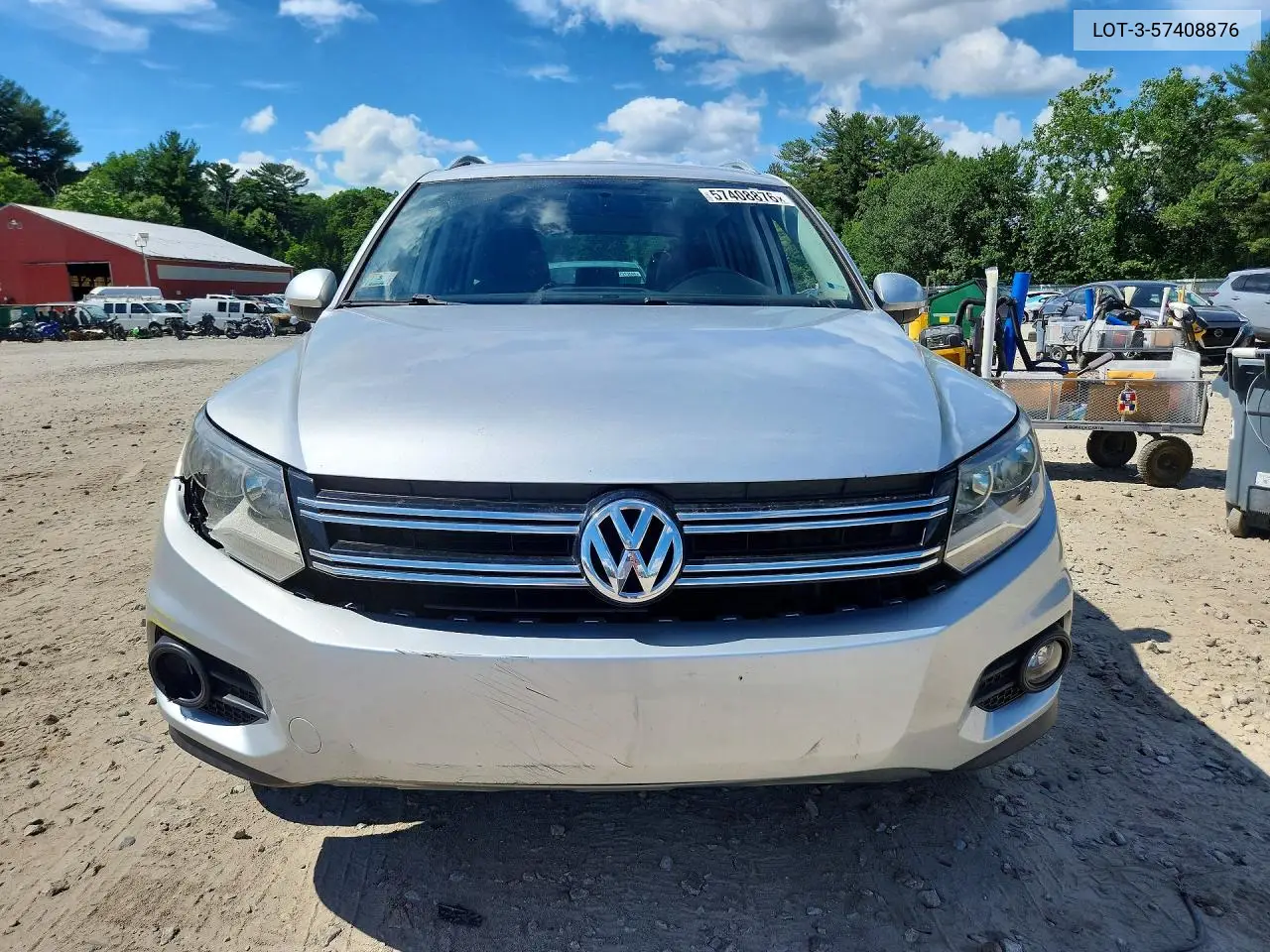 2012 Volk Tiguan Le Automatic VIN: WVGAV7AX7CW534779 Lot: 57408876
