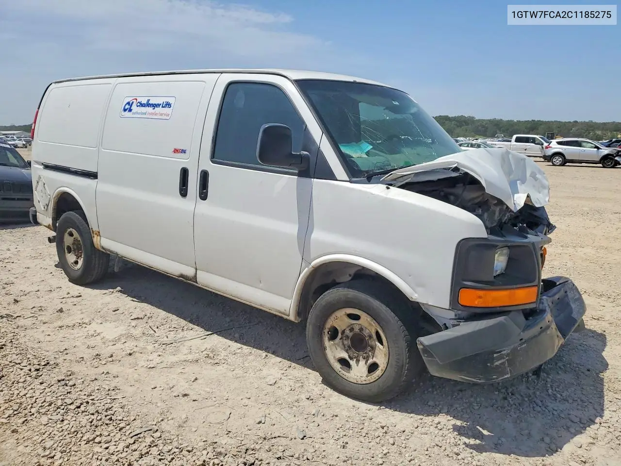 2012 GMC Savana 2500 Cargo Delivery Van VIN: 1GTW7FCA2C1185275 Lot: 58015606