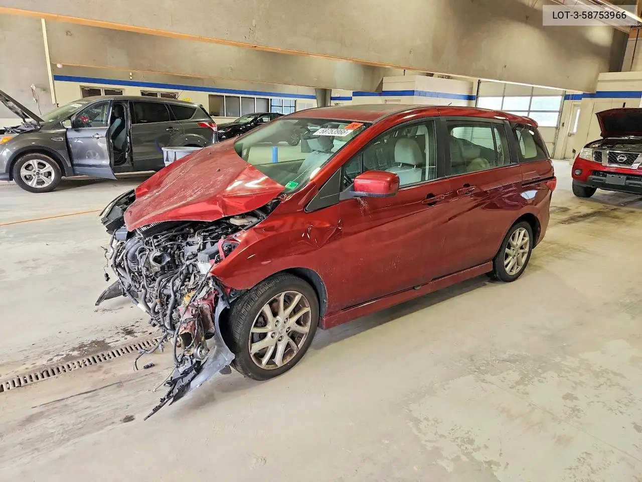 2012 Mazd Mazda5 VIN: JM1CW2CL8C0101711 Lot: 58753966
