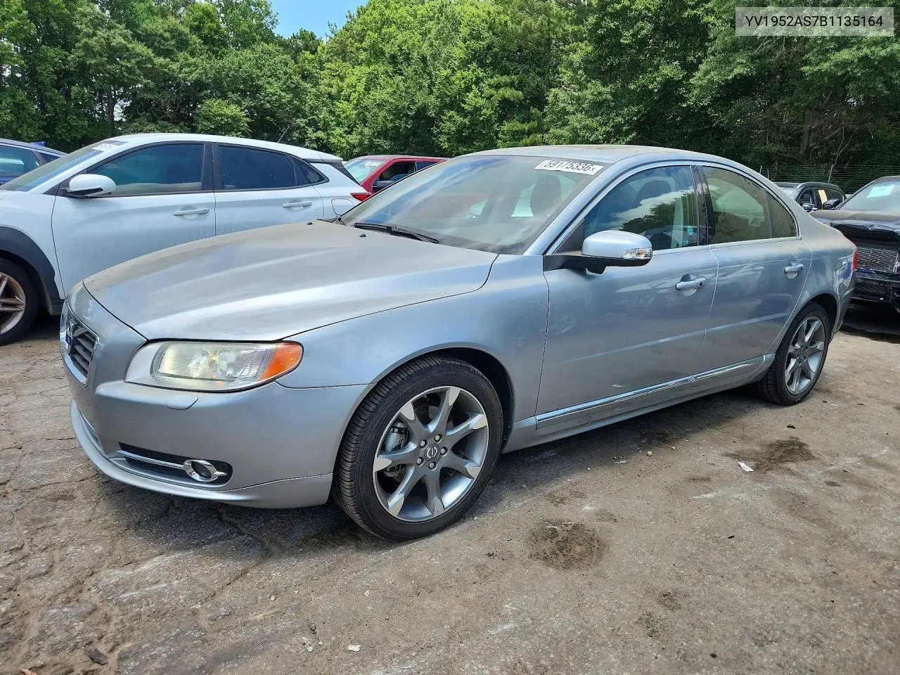 2012 Volv S80 VIN: YV1952AS7B1135164 Lot: 59175336