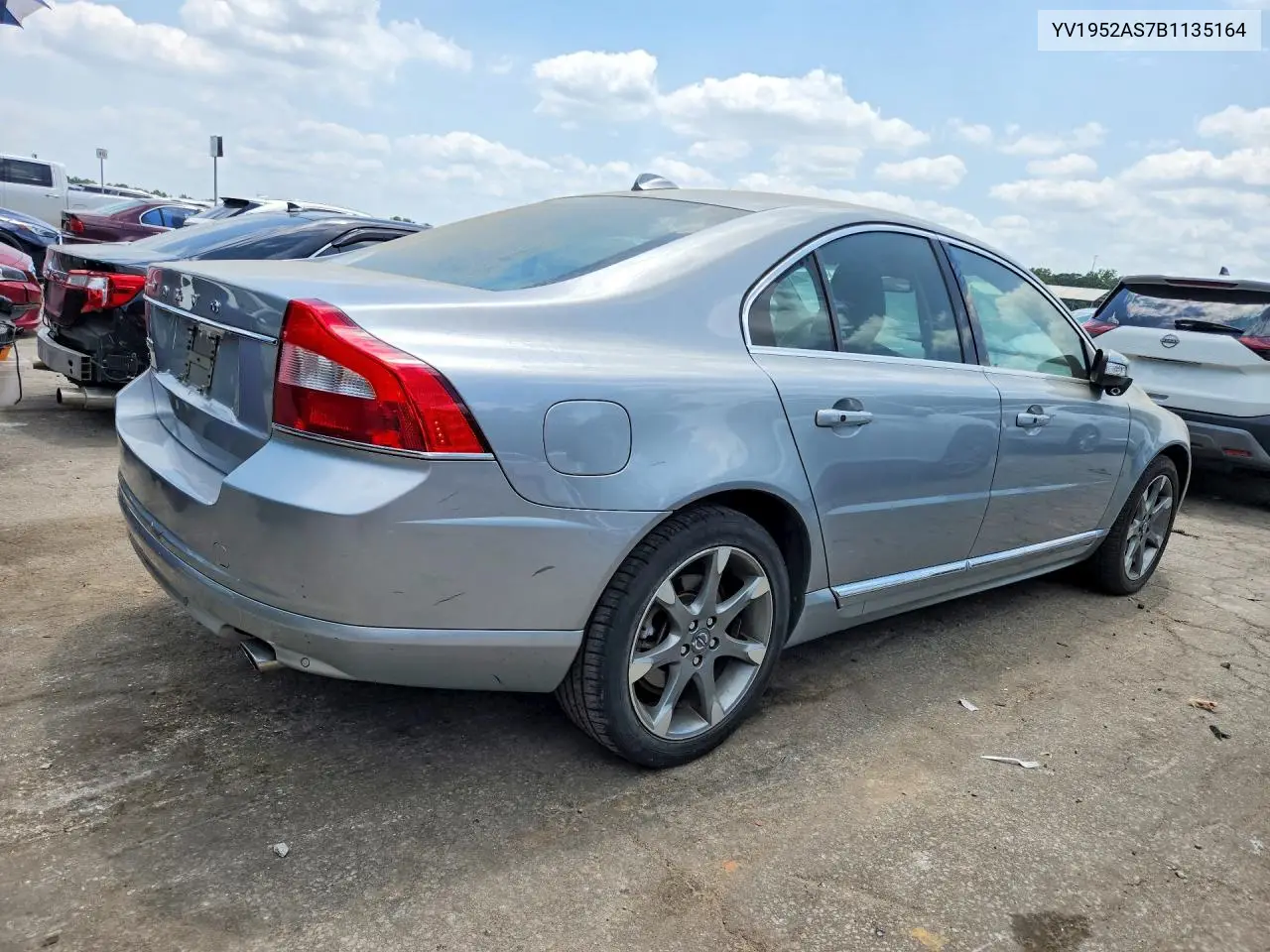2012 Volv S80 VIN: YV1952AS7B1135164 Lot: 59175336