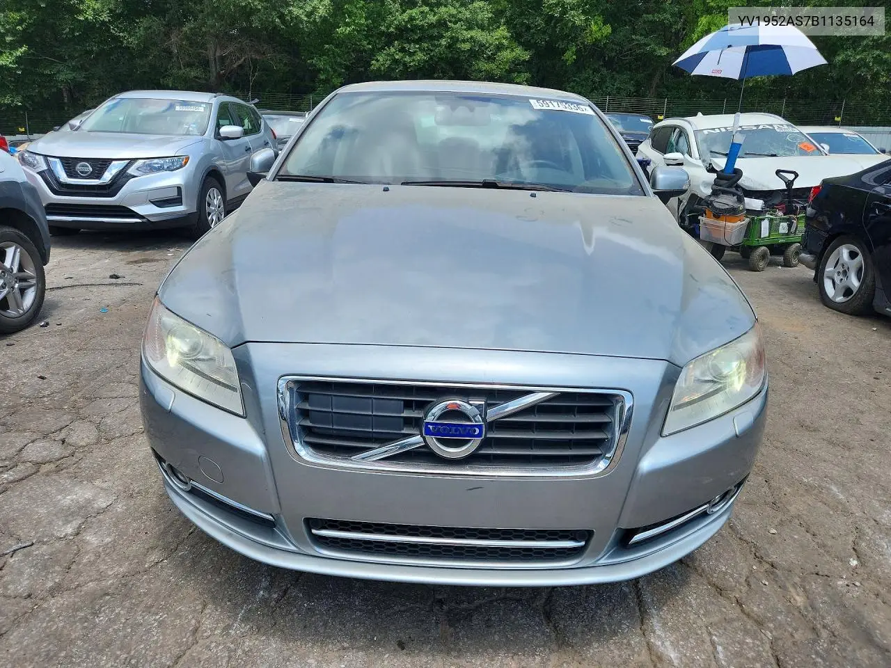 2012 Volv S80 VIN: YV1952AS7B1135164 Lot: 59175336