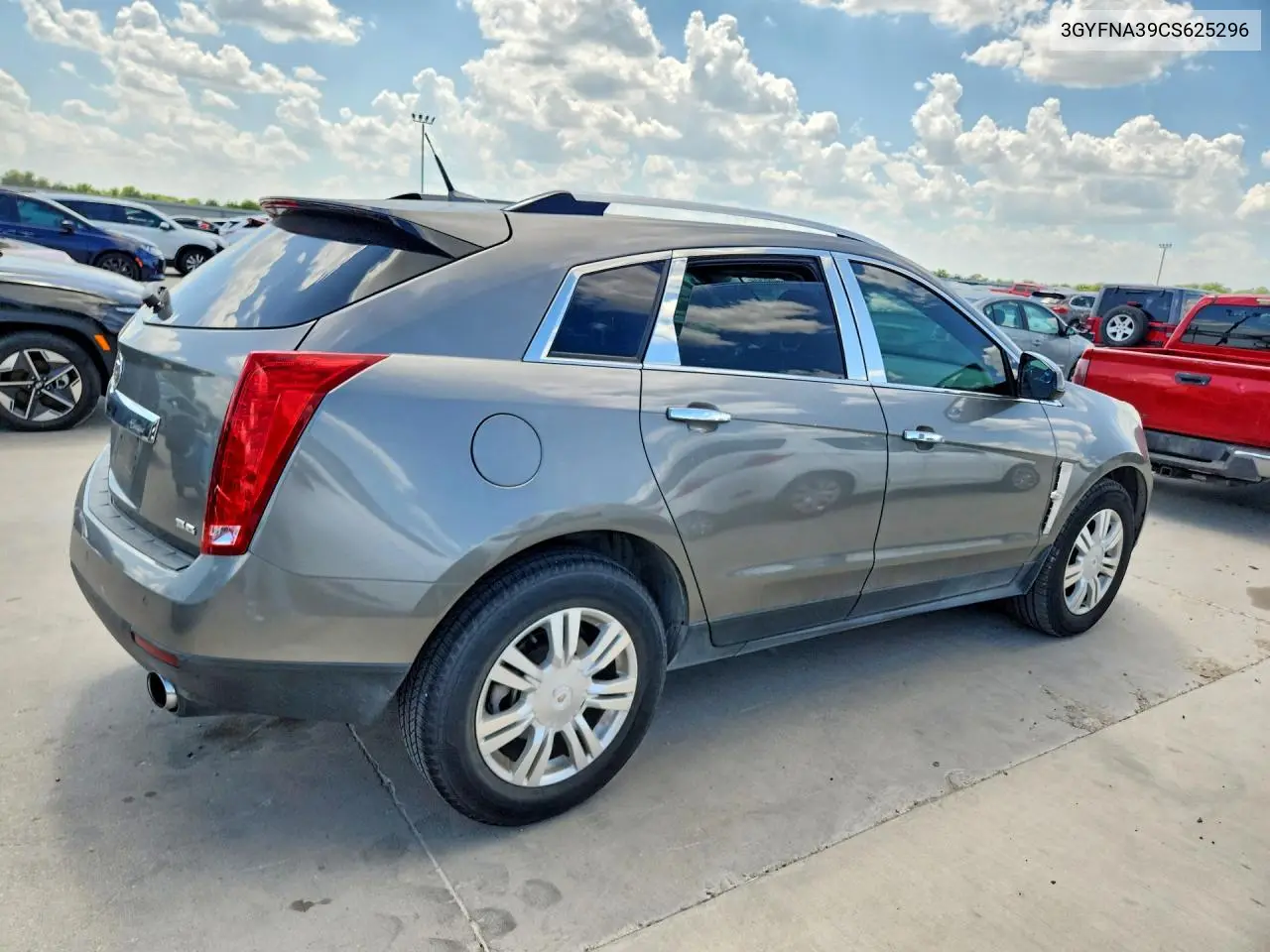 2012 Cadi Srx VIN: 3GYFNAE39CS625296 Lot: 59230326
