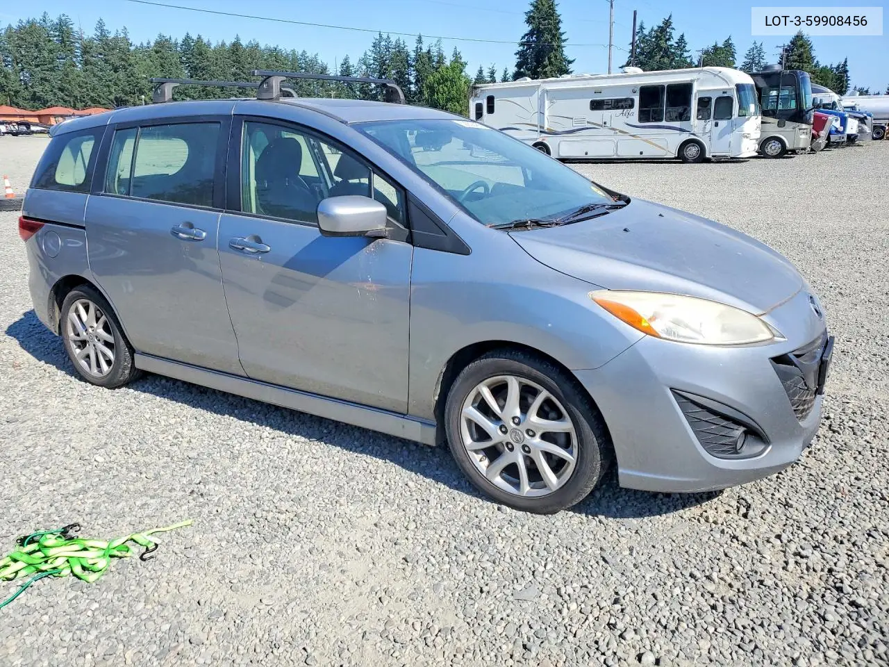 2012 Mazda 5 VIN: JM1CW2CL7C0111128 Lot: 59908456