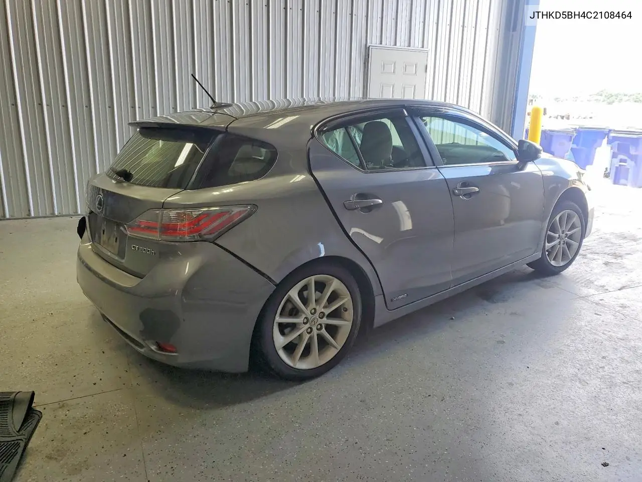 2012 Lexu Hybrid Ct200H VIN: JTHKD5BH4C2108464 Lot: 60164966