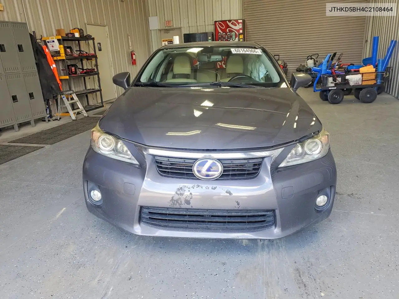2012 Lexu Hybrid Ct200H VIN: JTHKD5BH4C2108464 Lot: 60164966