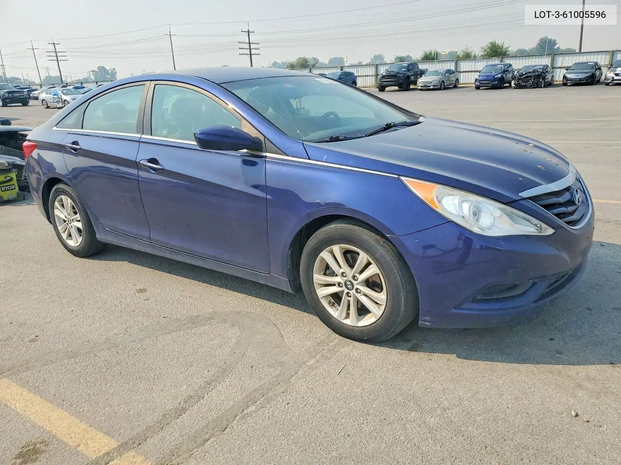 2012 Hyundai Sonata Gls VIN: 5NPEB4AC0CH467782 Lot: 61005596