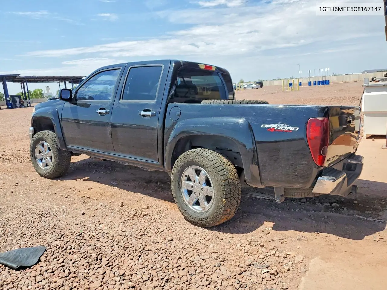 2012 GMC Canyon Sle VIN: 1GTH6MFE5C8167147 Lot: 61244866