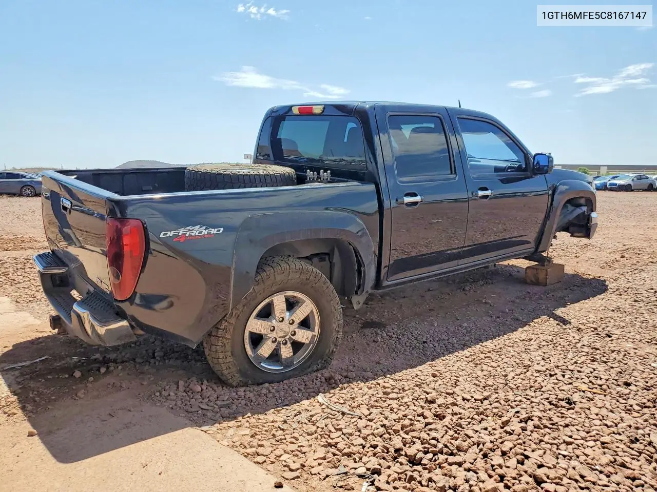 2012 GMC Canyon Sle VIN: 1GTH6MFE5C8167147 Lot: 61244866