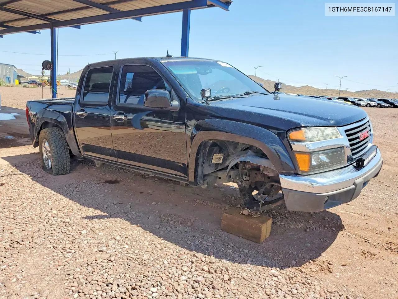 2012 GMC Canyon Sle VIN: 1GTH6MFE5C8167147 Lot: 61244866