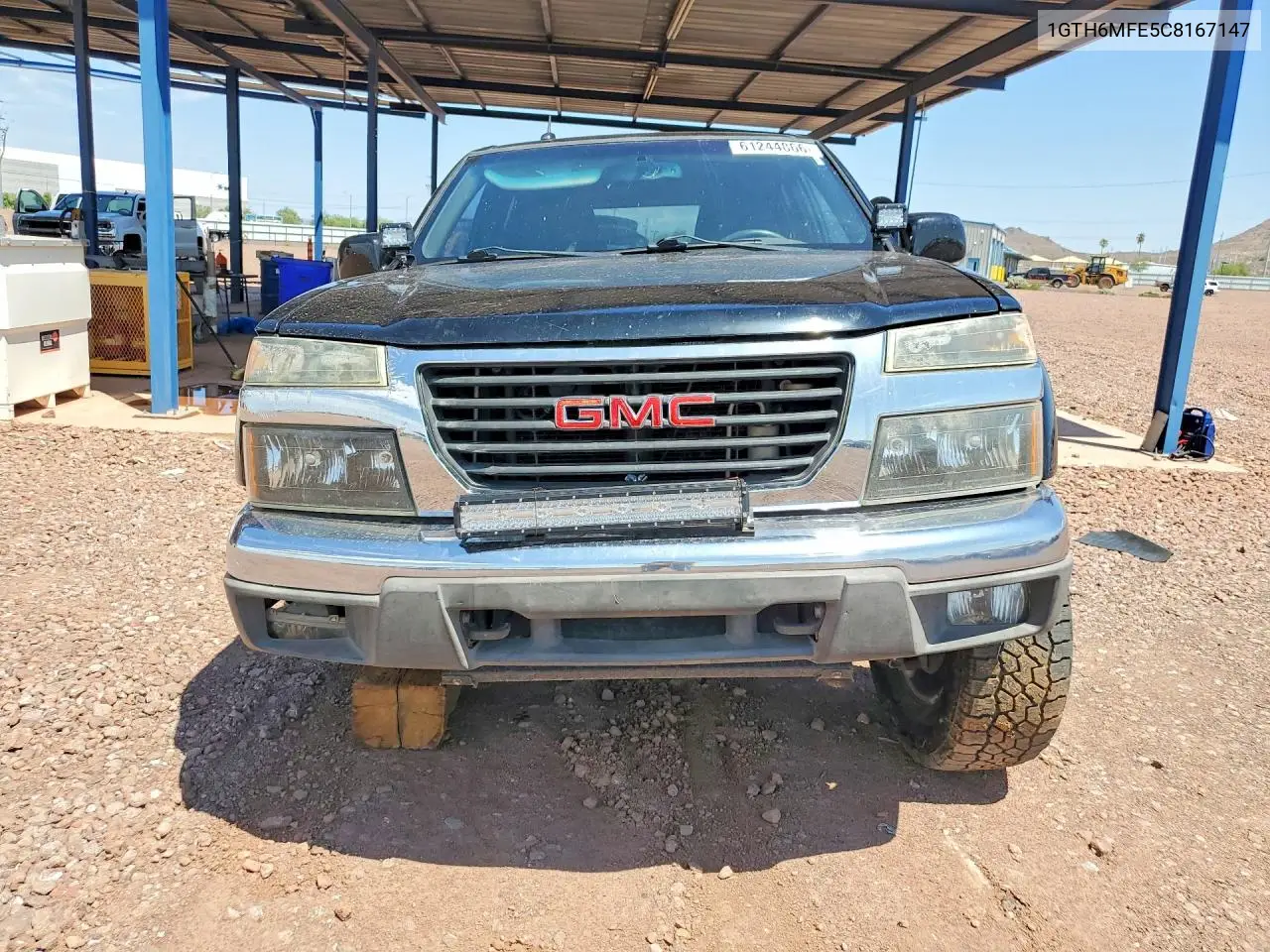 2012 GMC Canyon Sle VIN: 1GTH6MFE5C8167147 Lot: 61244866