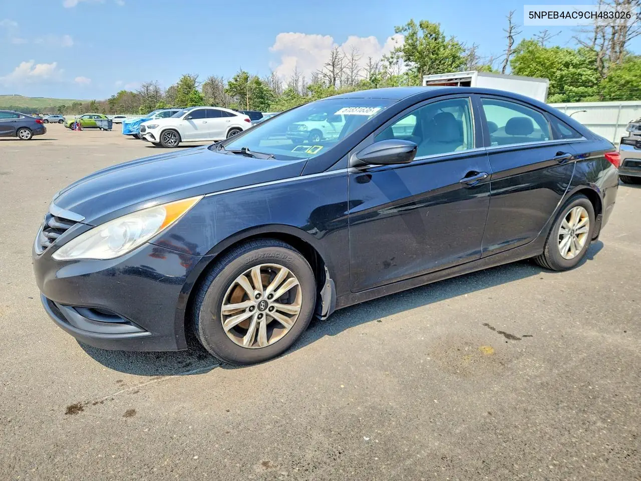 2012 Hyun Sonata VIN: 5NPEB4AC9CH483026 Lot: 61831636