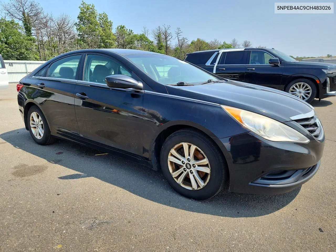 2012 Hyun Sonata VIN: 5NPEB4AC9CH483026 Lot: 61831636