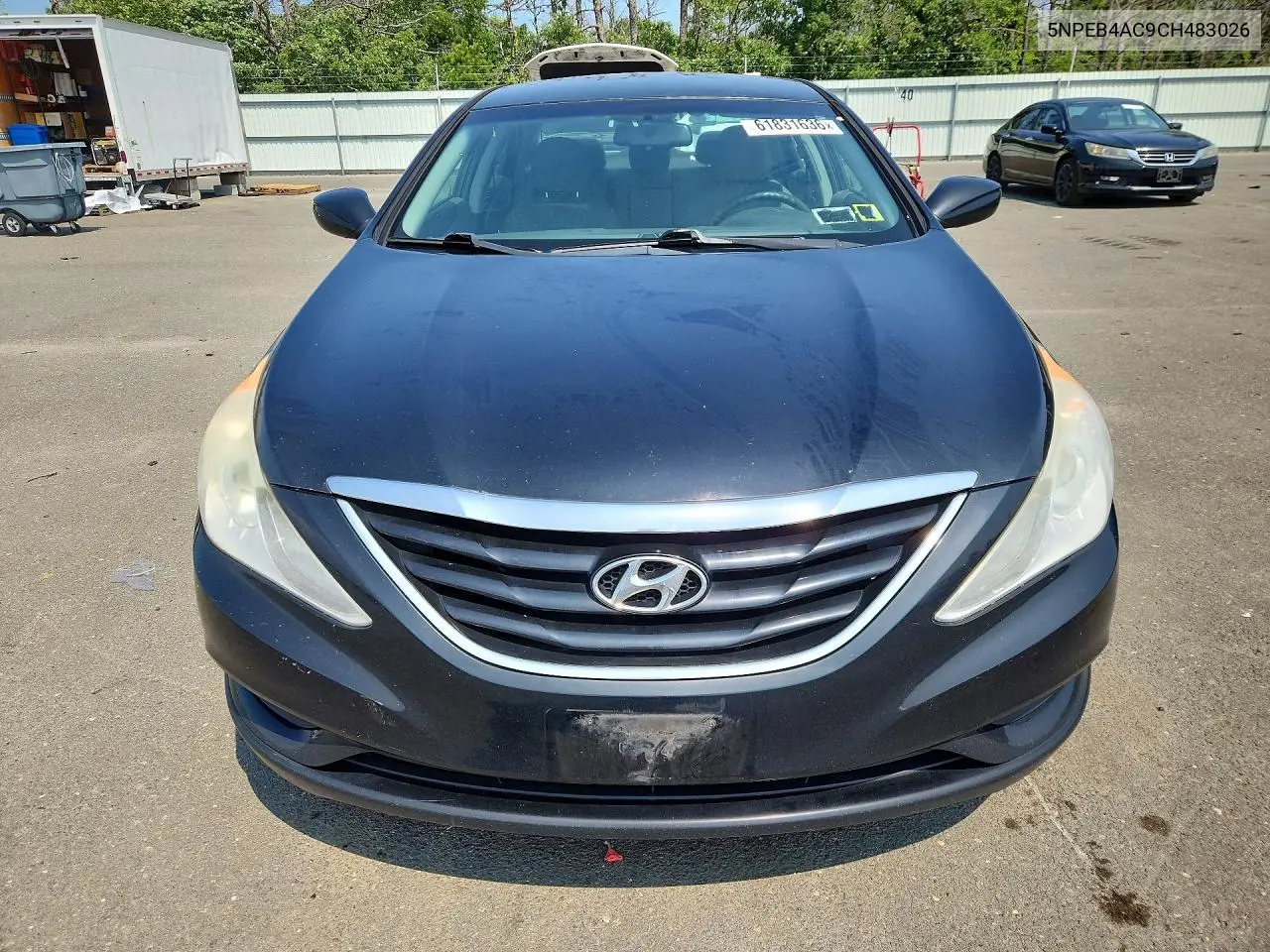 2012 Hyun Sonata VIN: 5NPEB4AC9CH483026 Lot: 61831636