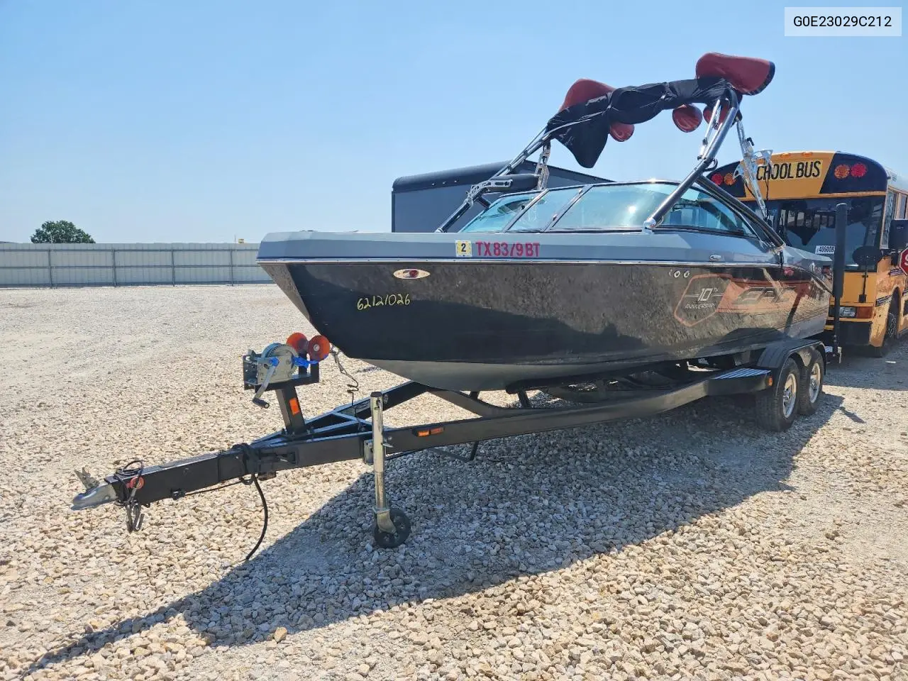 2012 Epic Wake Wakeboats 23V VIN: G0E23029C212 Lot: 62121026