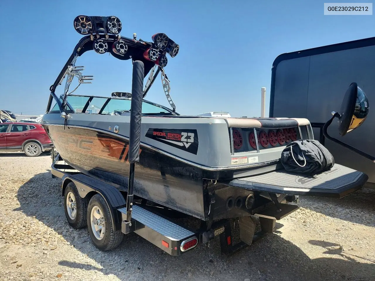 2012 Epic Wake Wakeboats 23V VIN: G0E23029C212 Lot: 62121026