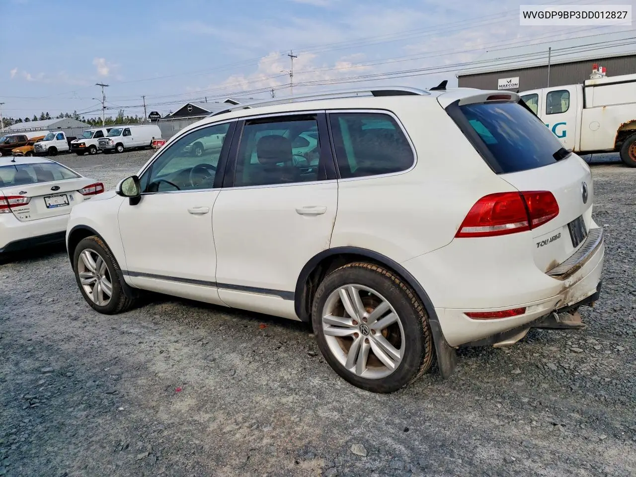 2013 Volkswagen Truck/Van Touareg V6 Tdi 4Dr Awd VIN: WVGDP9BP3DD012827 Lot: 53635706
