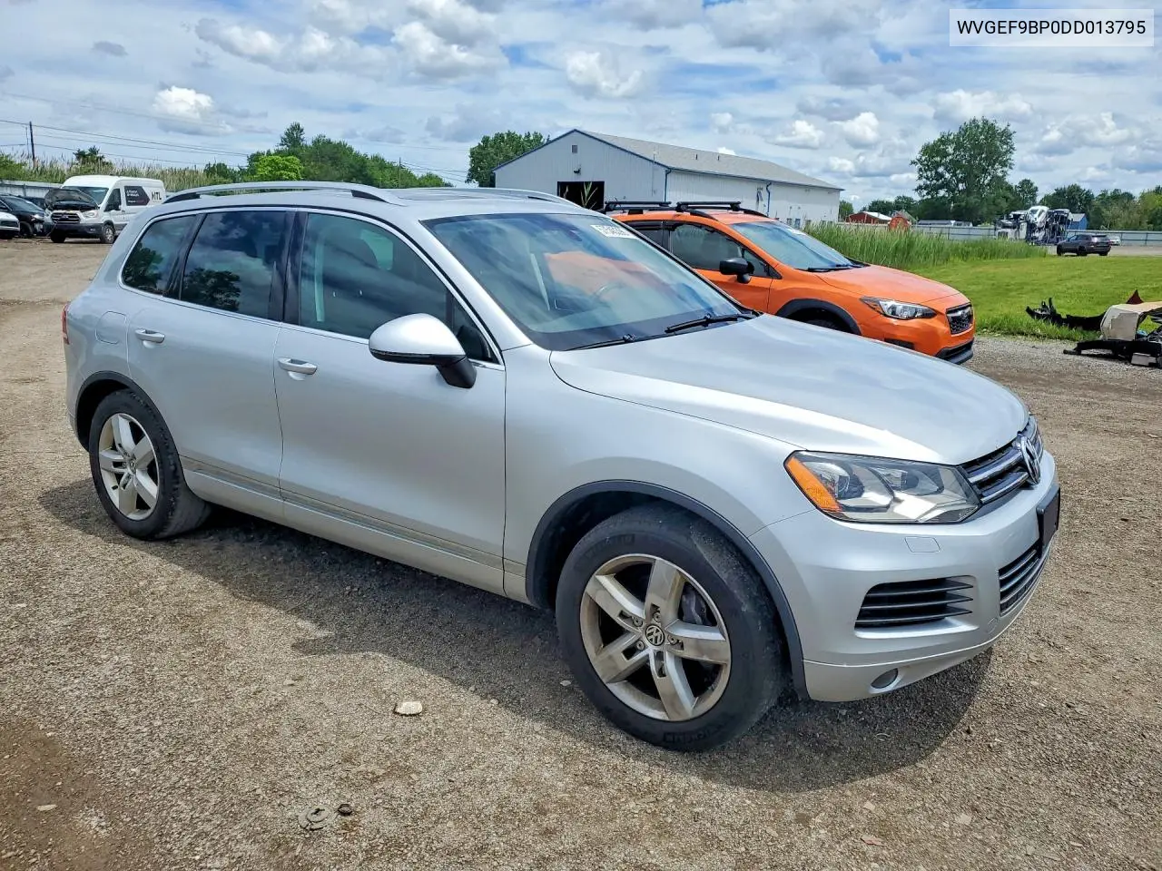 2013 Volk Touareg VIN: WVGEF9BP0DD013795 Lot: 57540396