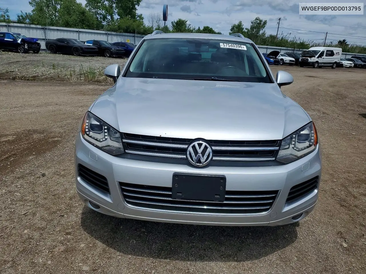 2013 Volk Touareg VIN: WVGEF9BP0DD013795 Lot: 57540396