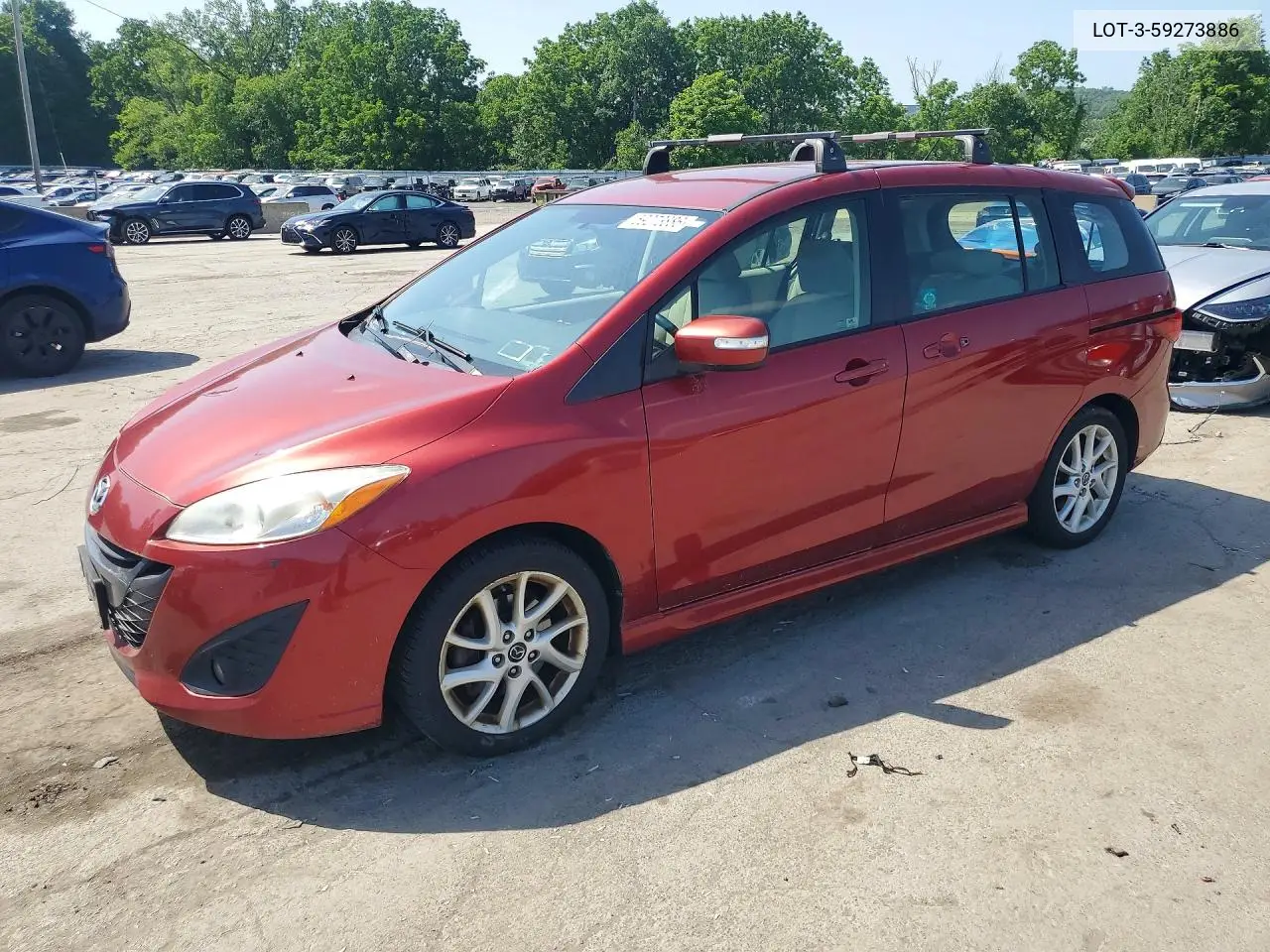 2013 Mazd Mazda5 VIN: JM1CW2CL3D0158514 Lot: 59273886